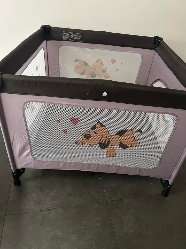 Parc bébé pliable avec sac de transport – Très bon état, Enlèvement ou Envoi, Comme neuf