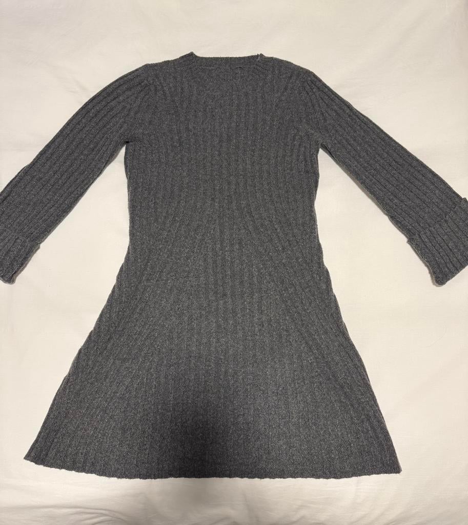 Zacht Wollen kleed/ truijurk, Kleding | Dames, Jurken, Ophalen, Zo goed als nieuw, Maat 36 (S), Grijs