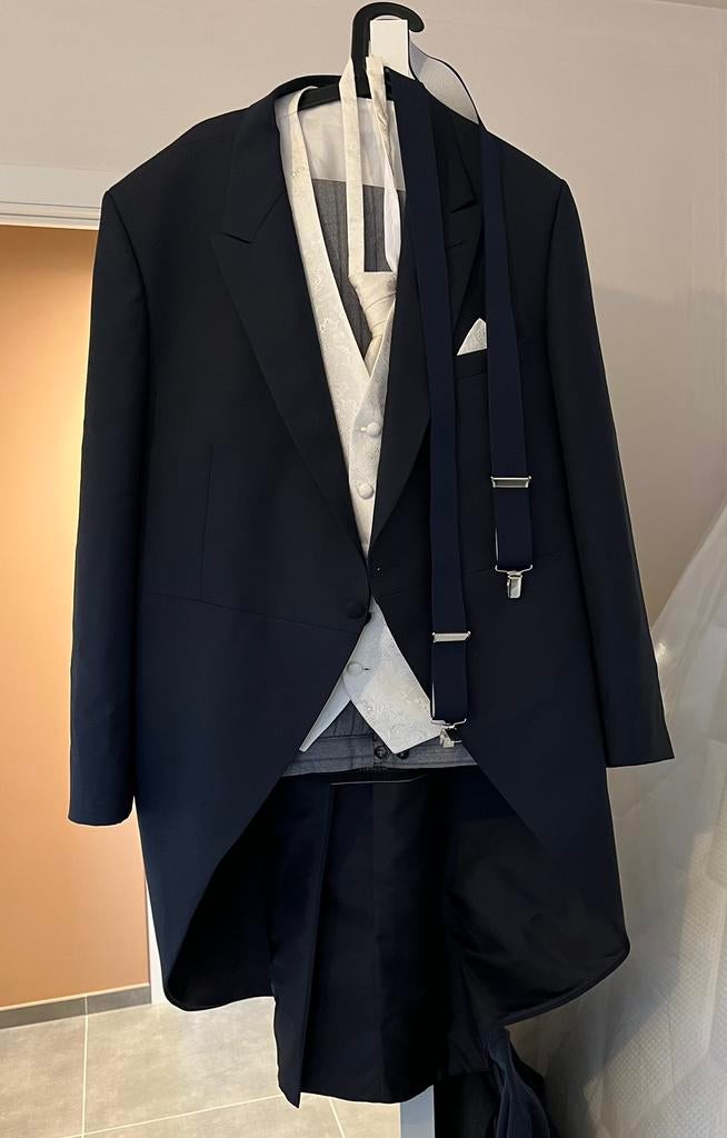 Jacquet heren maat 56, Kleding | Heren, Wit, Maat 56/58 (XL), Ophalen of Verzenden, Zo goed als nieuw