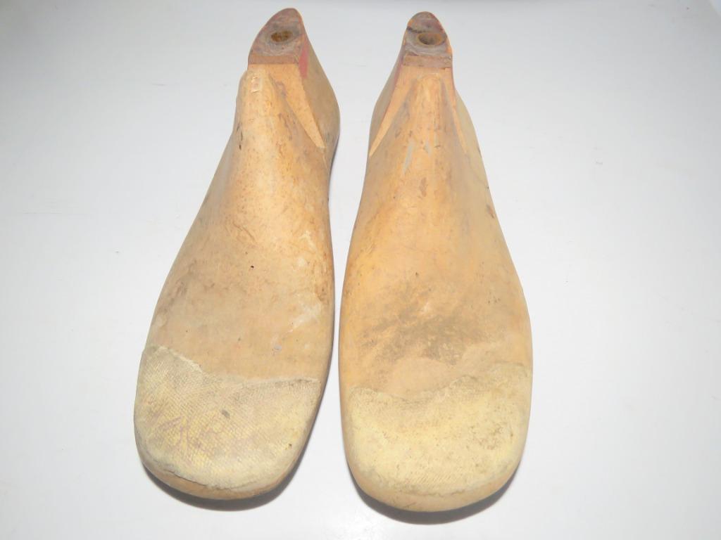 Paar Oude schoenleesten maat 39, Antiek en Kunst, Curiosa en Brocante, Ophalen of Verzenden