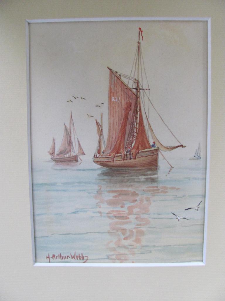 Peinture miniature d'Arthur Webb, Antiquités & Art, Art | Peinture | Classique, Enlèvement ou Envoi