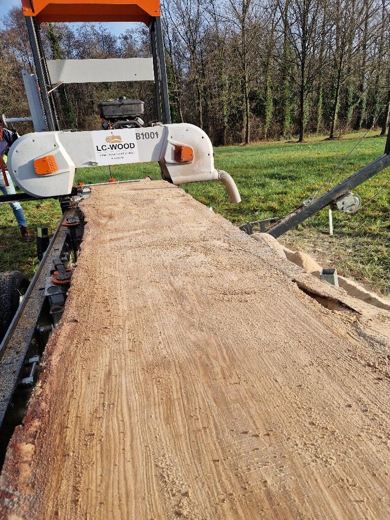 Mobiele Boomzaag / Zagerij LC-Wood, Ophalen