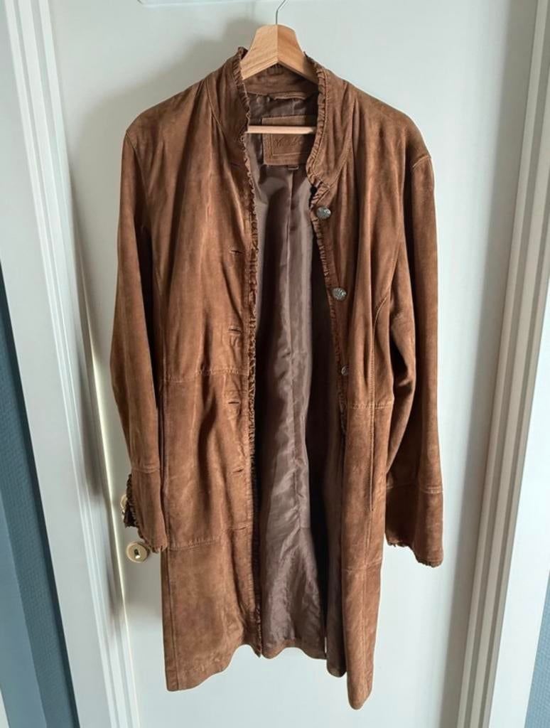 Lange mantel van Vent d’Est, Envoi, Comme neuf, Taille 46/48 (XL) ou plus grande, Brun