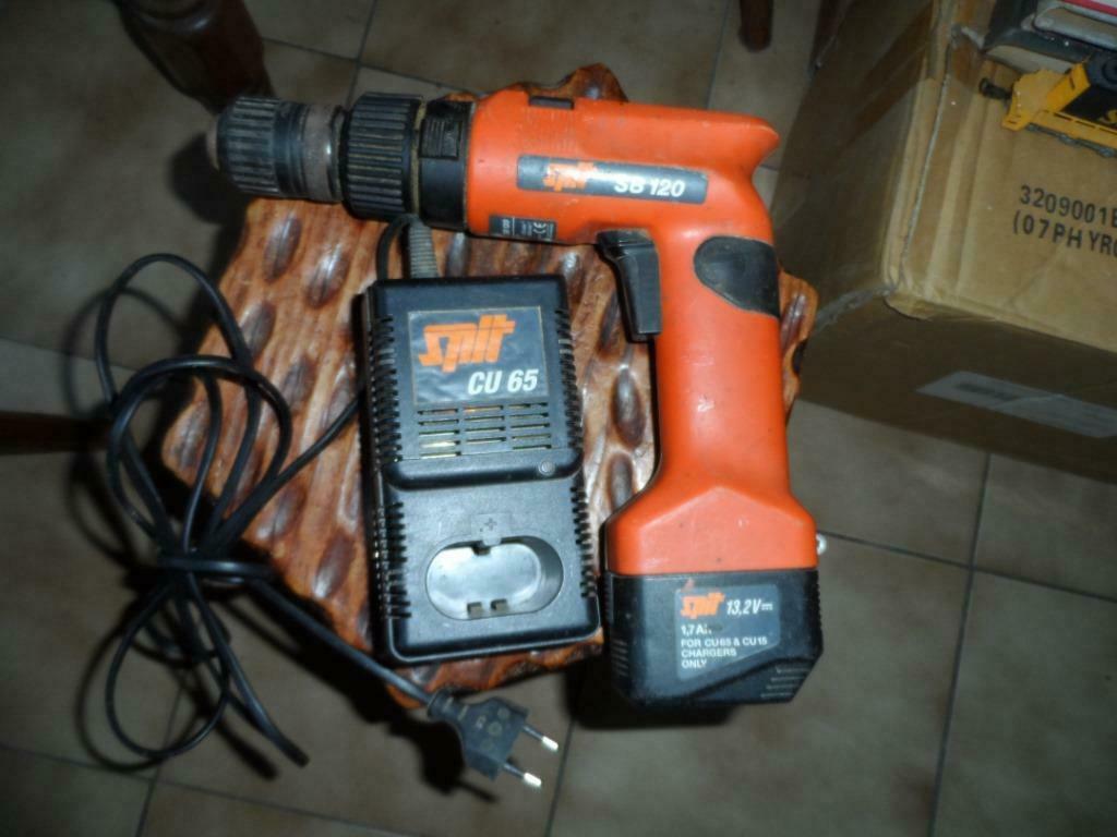 SPIT SB120 - Chargeur CU65 + 3 batteries démontables...., Enlèvement ou Envoi, Utilisé