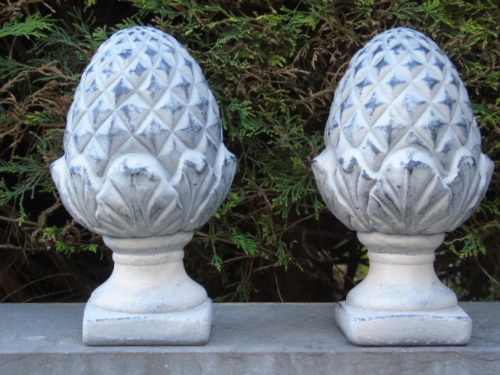 Gepatineerde steendennenappels groot model H 30 cm, Tuin en Terras, Ophalen, Nieuw