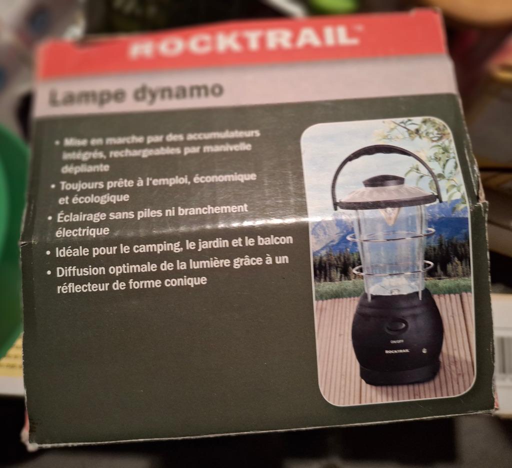 Lampe portable écologique, Ophalen of Verzenden, Gebruikt, Kunststof