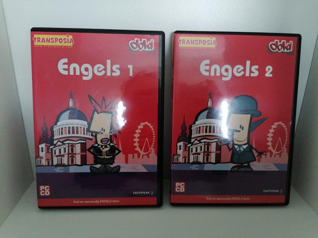 Cd rom leer Engels 1 en 2 voor kinderen, Games en Spelcomputers, Ophalen of Verzenden