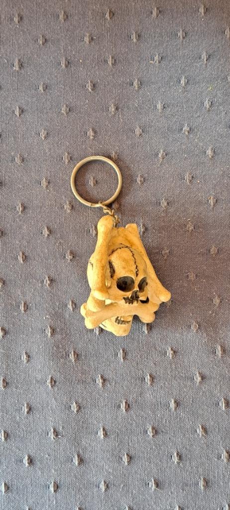 Doodshoofd sleutelhanger, Ophalen of Verzenden