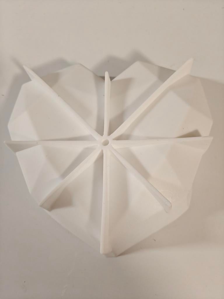 Siliconen hartvormige bakvorm – geometrisch design, Ophalen of Verzenden, Bakvorm