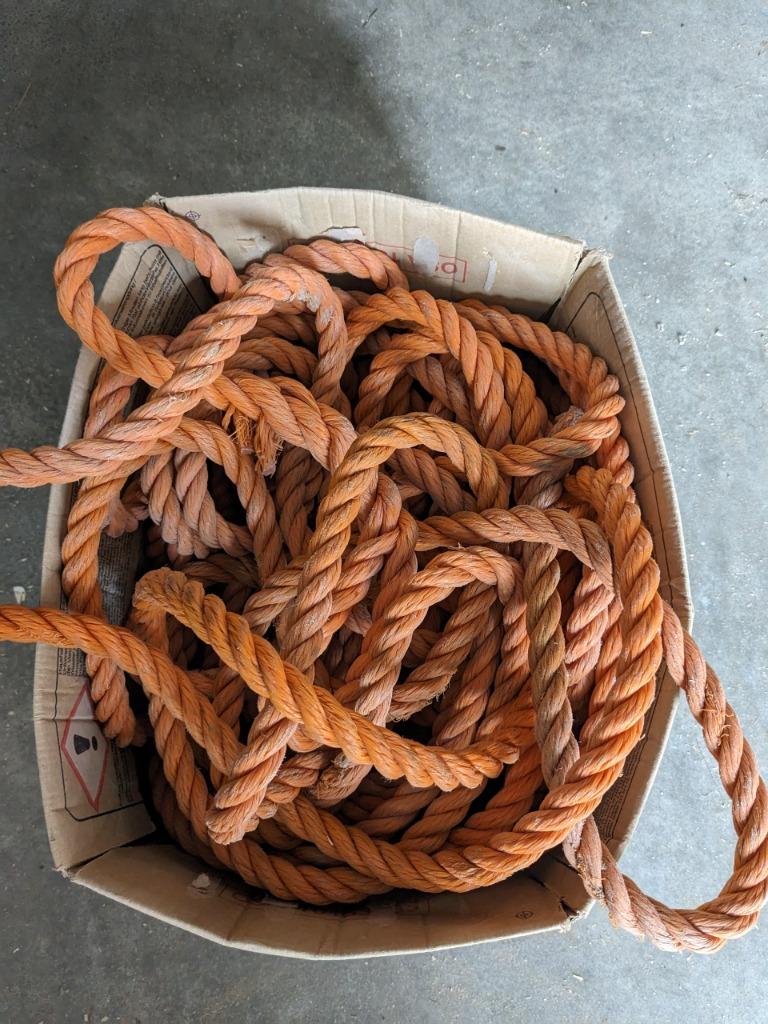 PVC touwen 3 stuks, Ophalen, Zo goed als nieuw
