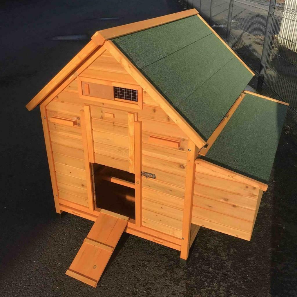 Poulailler XXL abri poule 8-10 poules coq volaille NEUF, Animaux & Accessoires, Envoi, Neuf, Poulailler
