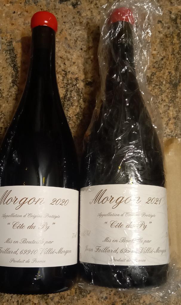 DOMAINE JEAN FOILLARD - MORGON - 2020/2021, Verzamelen, Wijnen, Ophalen, Frankrijk, Nieuw, Vol