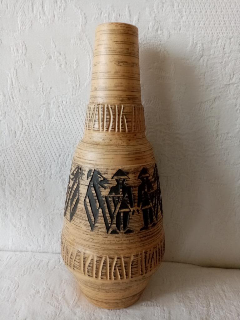 Girmscheid/MCM Duitse aardewerk vaas 1960 29cm, Ophalen of Verzenden