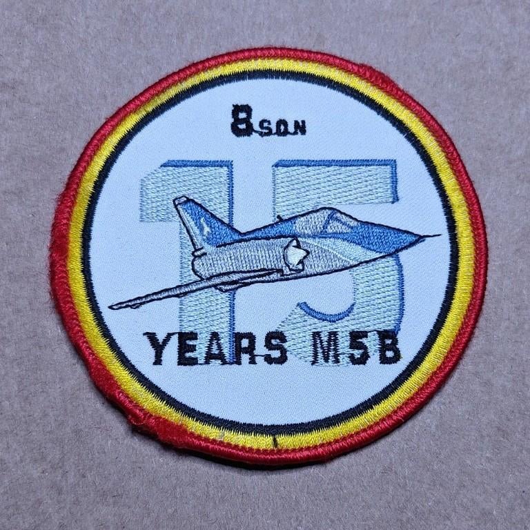 8 SQN Frorennes 15 Jaar Mirage 5 B, Ophalen of Verzenden, Luchtmacht, Embleem of Badge
