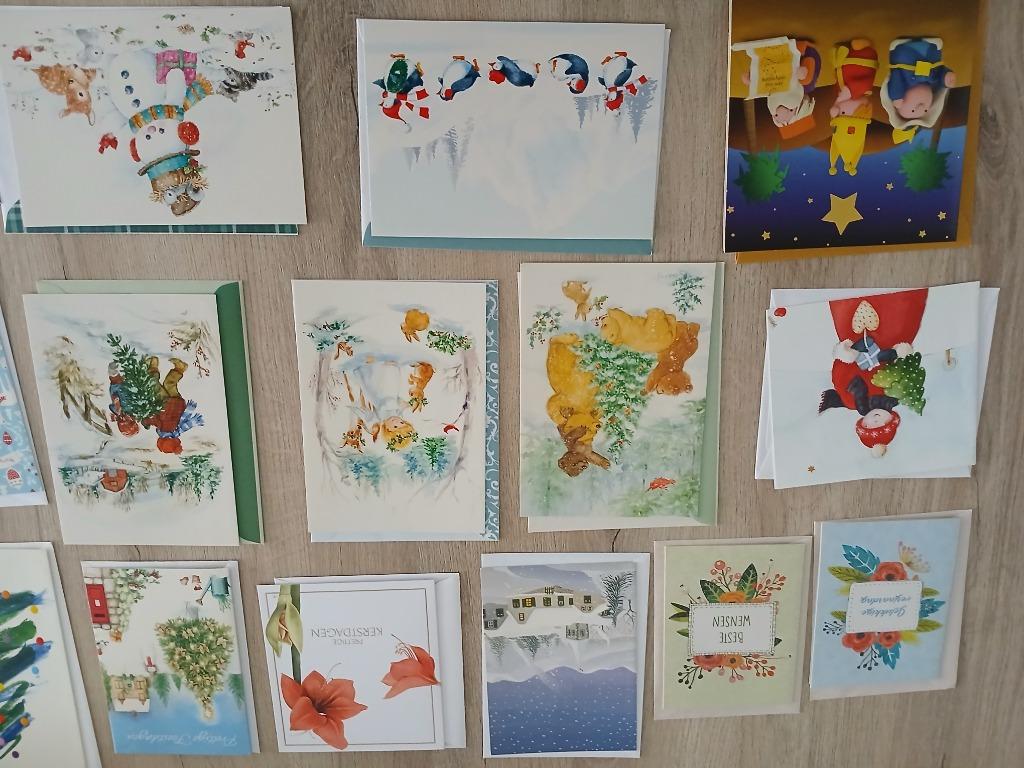 Lot de 15 cartes de Noël avec couverture (lot de 8), Enlèvement ou Envoi, Neuf