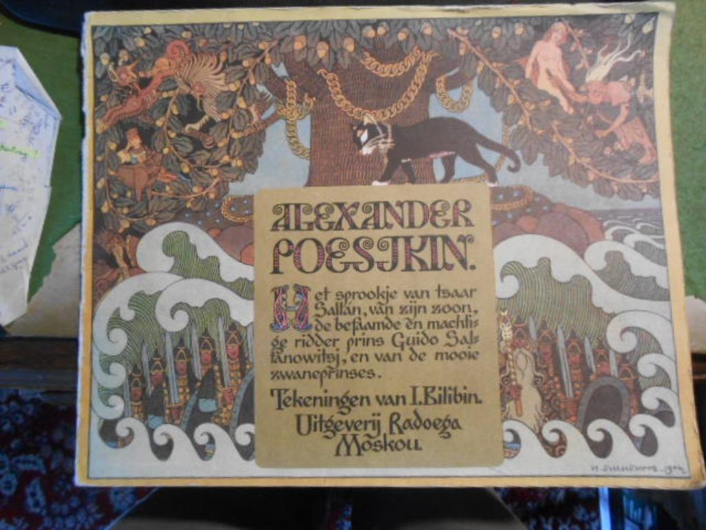 sprookje Alexander Poesjkin boek - 1976, Boeken, Gelezen, Alexander Poesjkin, Ophalen of Verzenden, Nederland