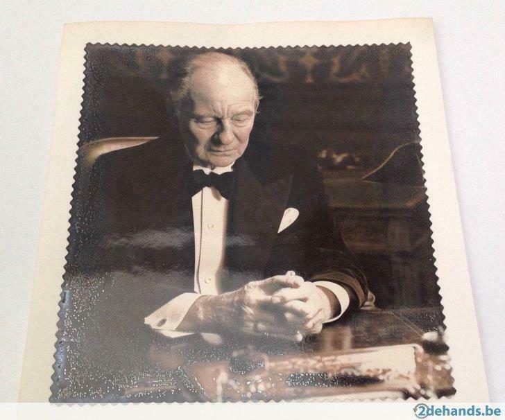 Handtekening Engelse acteur Sir John Gielgud, Verzamelen, Overige Verzamelen, Ophalen of Verzenden