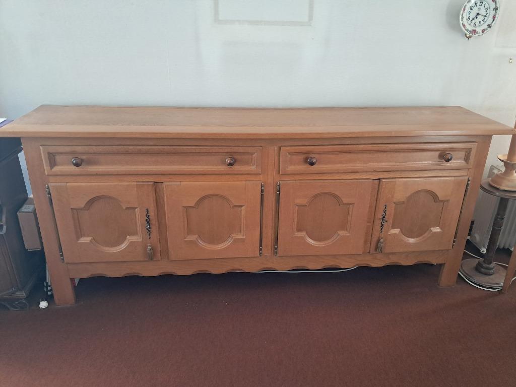 Kast, Huis en Inrichting, Kasten | Kleerkasten, Ophalen, Gebruikt, Eikenhout, Met deur(en)
