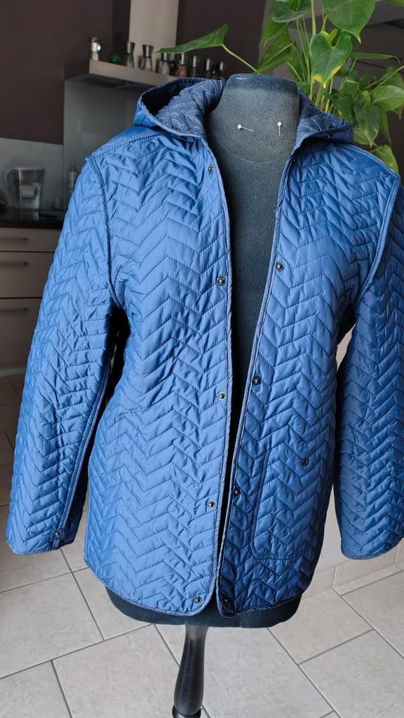 vest of jas + regenjas donkergrijs maat M, Kleding | Dames, Jassen | Winter, Maat 38/40 (M), Verzenden, Gedragen, Overige kleuren