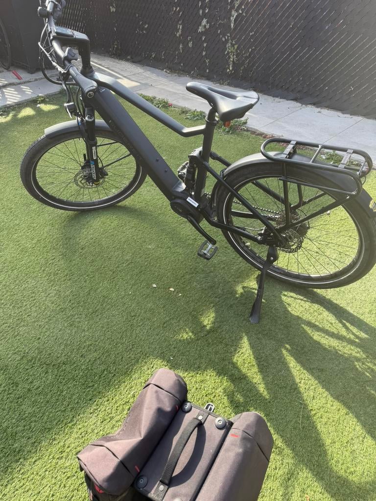 Electrische herenfiets, Fietsen en Brommers, Ophalen, Gebruikt, Overige merken