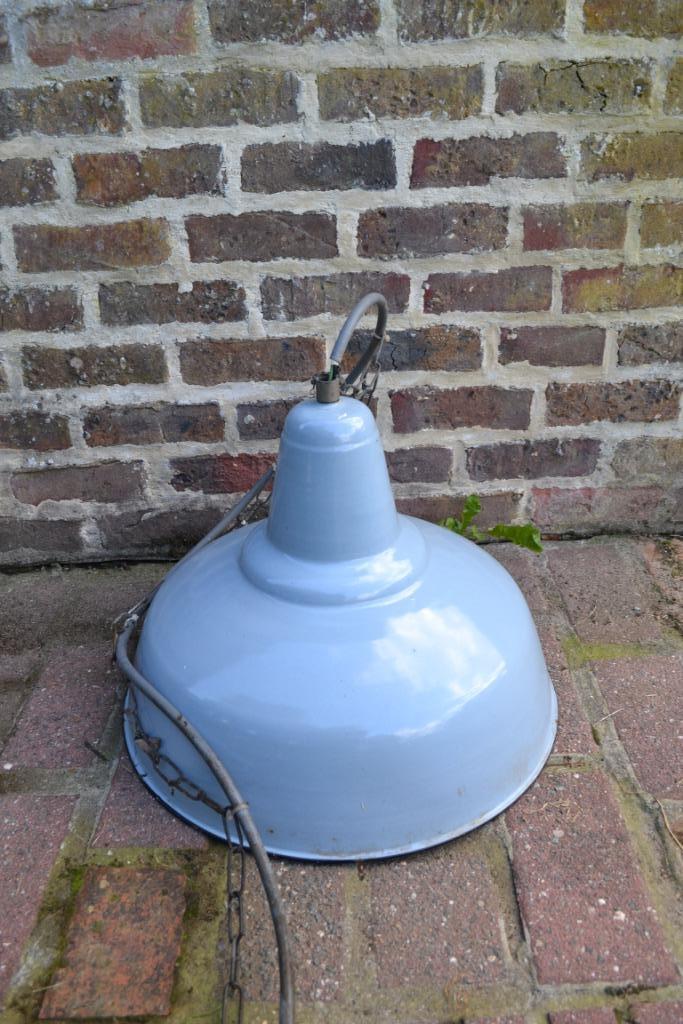 lampkap, Huis en Inrichting, Lampen | Lampenkappen, Ophalen, Zo goed als nieuw, Blauw, Rond