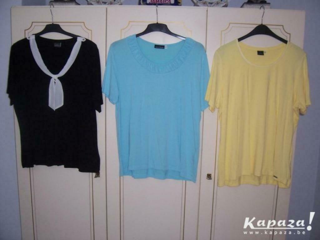 Mooie dames t-shirts xl zo goed als nieuw 2 euro het stuk, Ophalen, Zo goed als nieuw, Maat 46/48 (XL) of groter