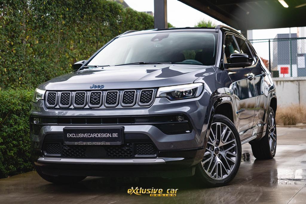 Jeep Compass Summit 4xe, Auto's, Jeep, Bedrijf, Compass, 360° camera, 4x4, ABS, Adaptive Cruise Control, Airbags, Airconditioning