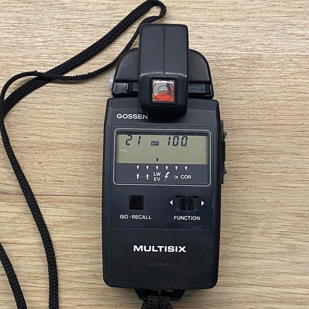Gossen Multisix avec Gossen Tele, cellule photo, Comme neuf