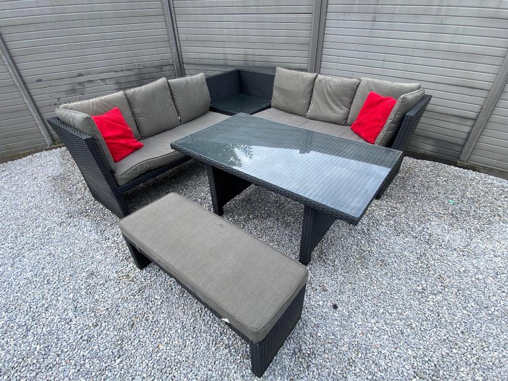 Set de jardin Hartman gris, Enlèvement ou Envoi, Salons de jardin, Chaise, Comme neuf