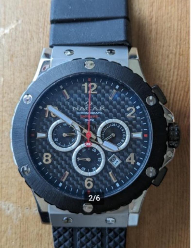 Nacar 07-290625-ABBS1 Polshorloge Nacar watch, Handtassen en Accessoires, Horloges | Heren, Nieuw, Polshorloge, Overige merken