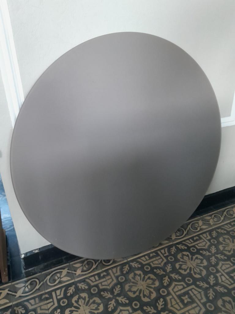 Glazen tafelblad dia 150cm, Huis en Inrichting, Ophalen, Zo goed als nieuw, Glas, Tafelblad