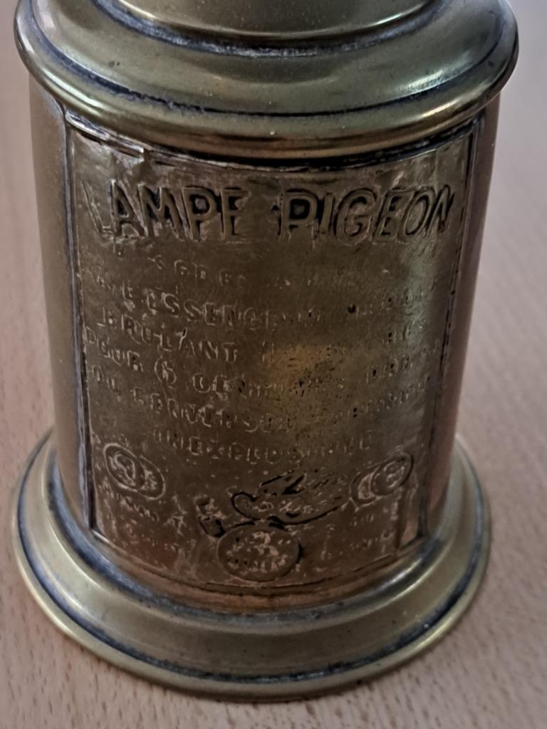 petroleum lamp, lampe pigeon, Ophalen