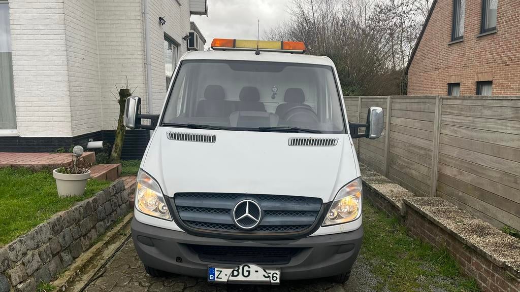 Sprinter 2.2dci PERMIS B DEPANNEUSE/ TAKELWAGEN 180000km, Autos, Euro 5, 3 places, Noir, Diesel
