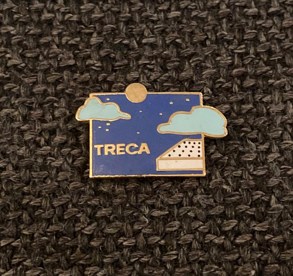 PIN - TRECA - BEDDEN - MATRASSEN, Envoi, Utilisé, Autres sujets/thèmes, Insigne ou Pin's