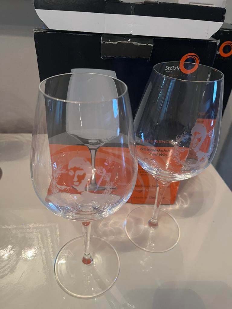 Stolzle Lausitz de 2 verres en cristal verres à vin, Enlèvement ou Envoi, Neuf