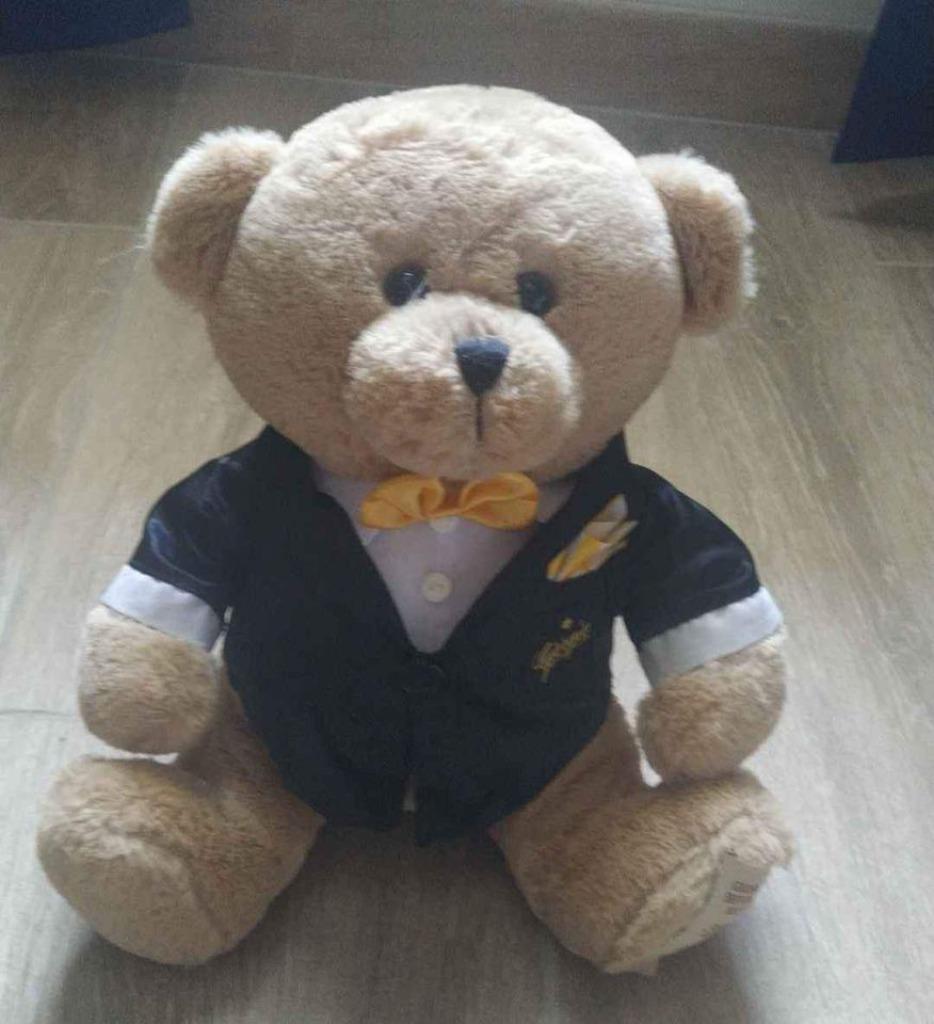 Rare peluche doudou ours Giorgio Beverly hills parfum 2014, Enlèvement ou Envoi, Comme neuf, Autres types