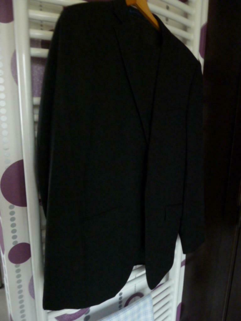 Costume ARMAND THIERRY noir ligné T.48, Enlèvement, Comme neuf, Taille 48/50 (M), Noir