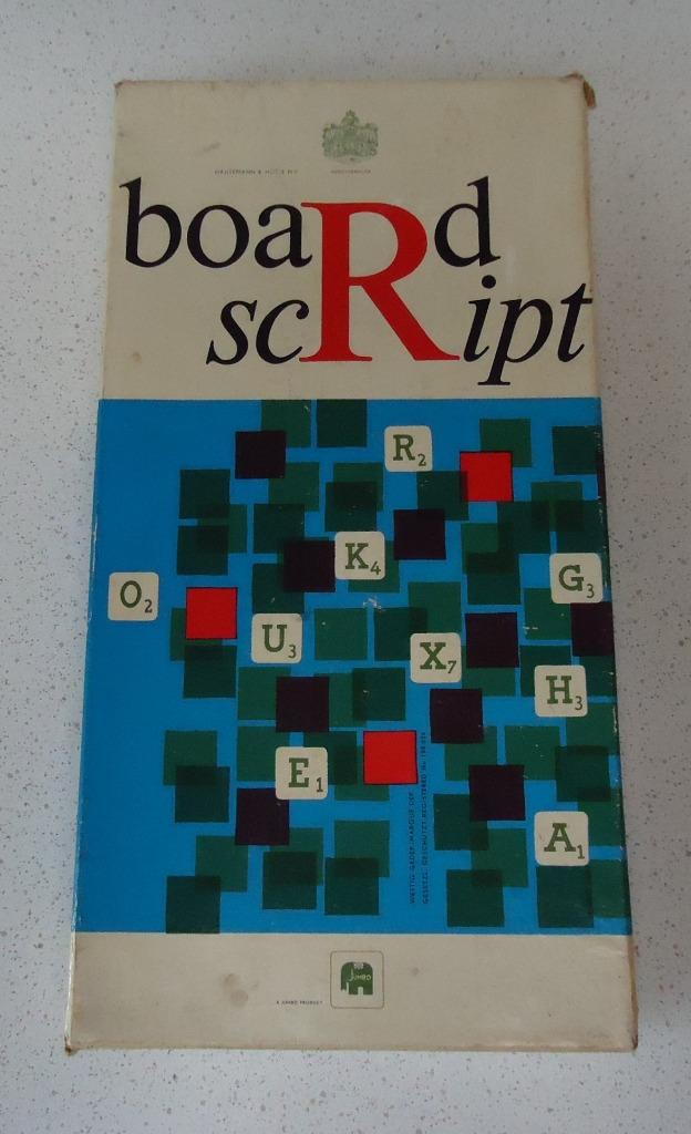 Vintage "Board Script" van Jumbo., Een of twee spelers, Ophalen of Verzenden, Gebruikt, Jumbo