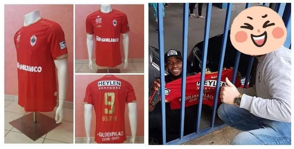 Matchworn shirt Jonathan Bolingi, Enlèvement ou Envoi, Maillot