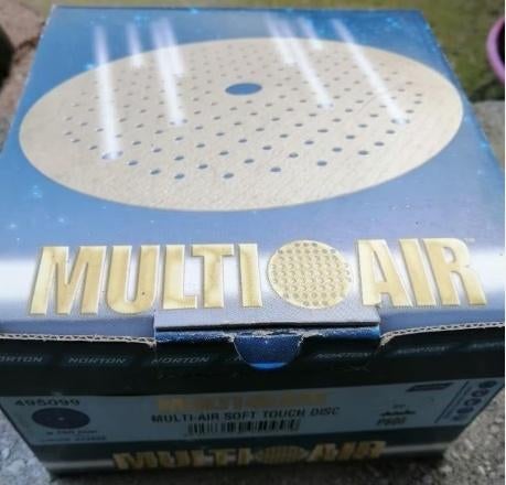 NOUVEAU Multi Air Soft Touch Disc 150mm box de 20 grain 800, Doe-het-zelf en Bouw, Gereedschap | Schuurmachines, Ophalen of Verzenden