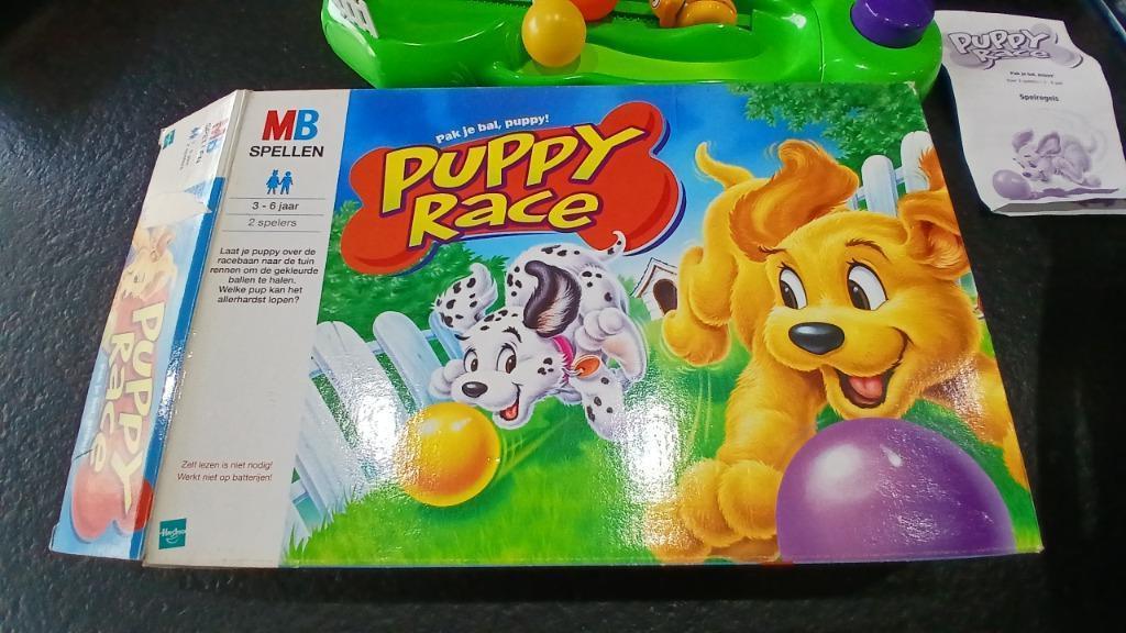 MB Party Game PuppyRace, Enlèvement ou Envoi, Comme neuf, MB SPELLEN