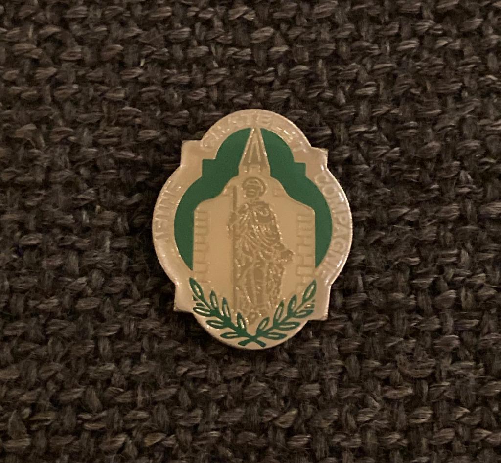 PIN - JEUNE COMPAGNIE SAINT ROCH CHATELET, Envoi, Utilisé, Autres sujets/thèmes, Insigne ou Pin's