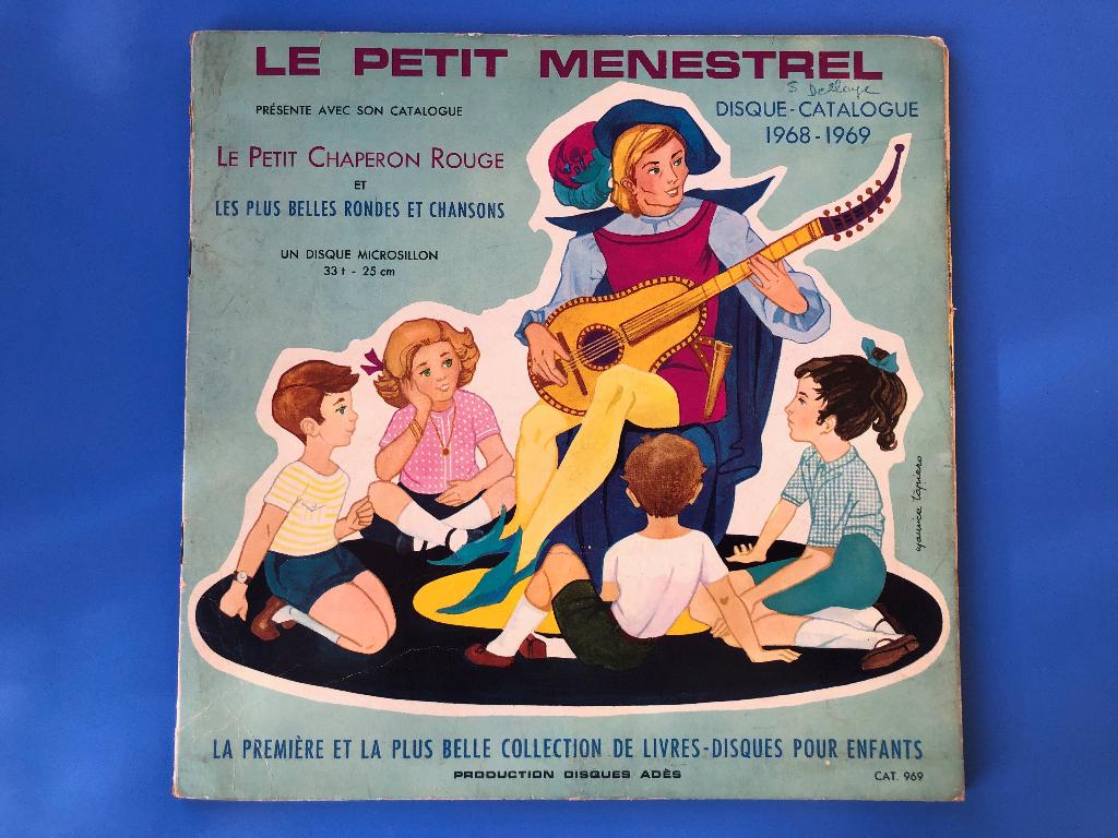 Vinyle 33T Le Petit Ménestrel - disque catalogue 1968-1969, Enlèvement, Utilisé, Fable ou Conte (de fées)