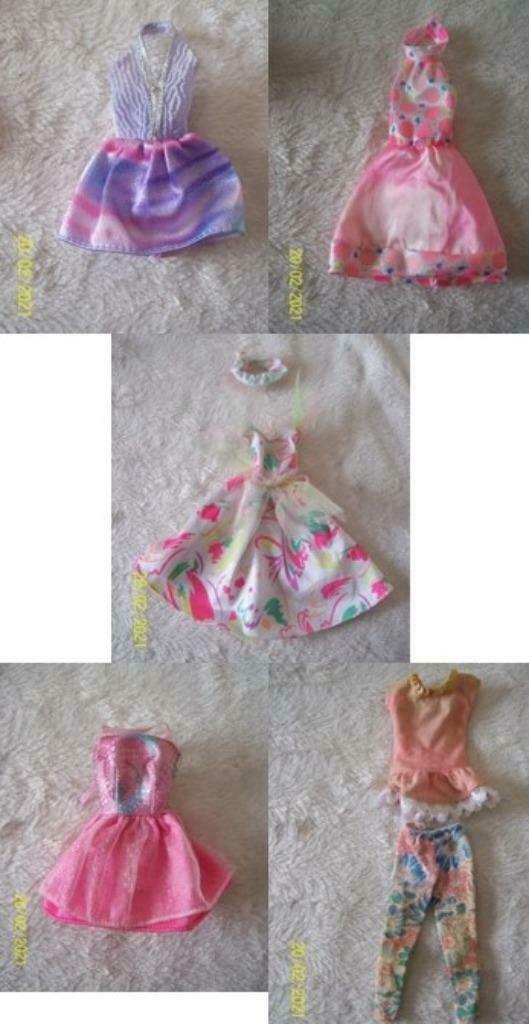 Plusieurs tenues pour poupées Barbie – Vintage, Ophalen of Verzenden, Gebruikt, Barbie