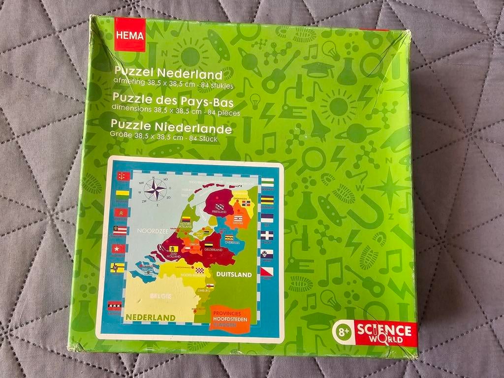 Puzzle des Pays Bas 84 pièces, Enlèvement ou Envoi, Comme neuf