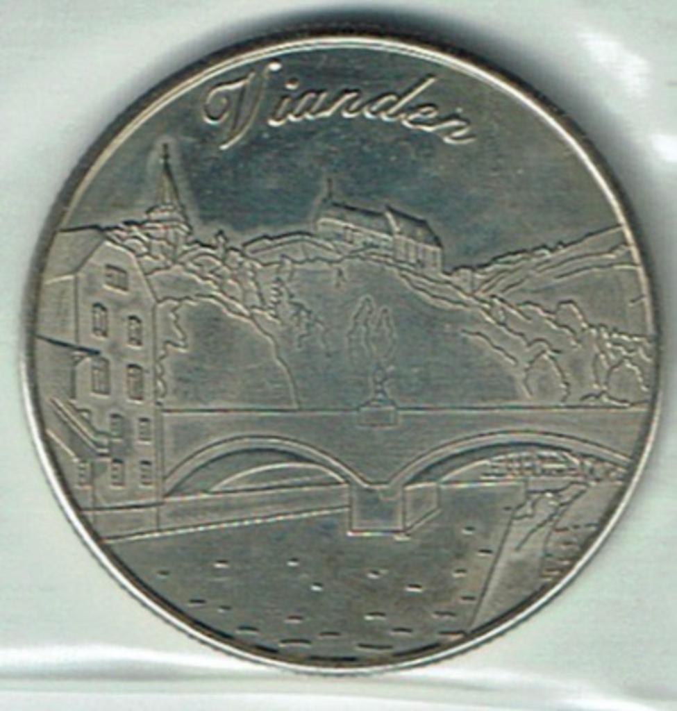 Pièce de collection Luxembourg Vianden, Envoi, Autres matériaux