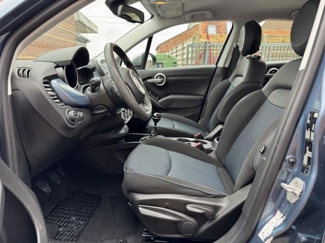 Fiat 500x 1.6i "GARANTIE" Navi/pdc/clima/oh-boek/euro6/2018, Auto's, Voorwielaandrijving, Stof, 4 cilinders, Blauw