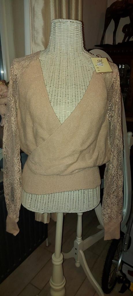 Nieuwe trui taille uniek, Ophalen of Verzenden, Beige