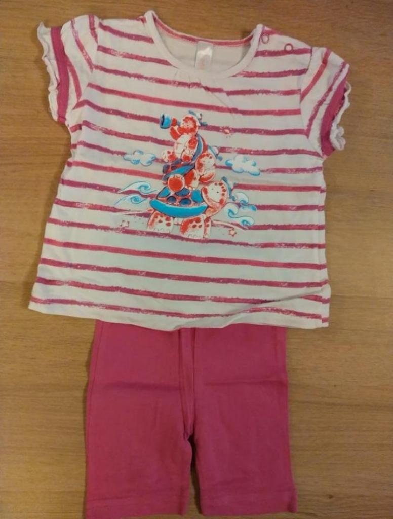 Roze pakje met schildpadden - maat 68 (nieuw), Neuf, Enlèvement ou Envoi, Ensemble, Yamboo