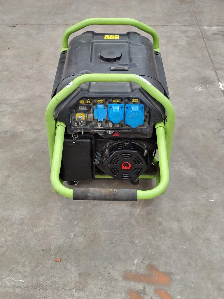 Generator Pramag PX8000, Ophalen, Gebruikt